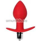 Анальная пробка с вибрацией ToDo Anal Vibro Plug Glam, красная - Фото №1
