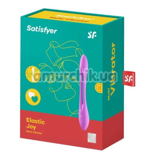 Вибратор Satisfyer Elastic Joy, фиолетовый