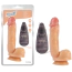 Вібратор Real Touch S Pleasant Dong 8.6 Inch Vibrator, тілесний - Фото №7