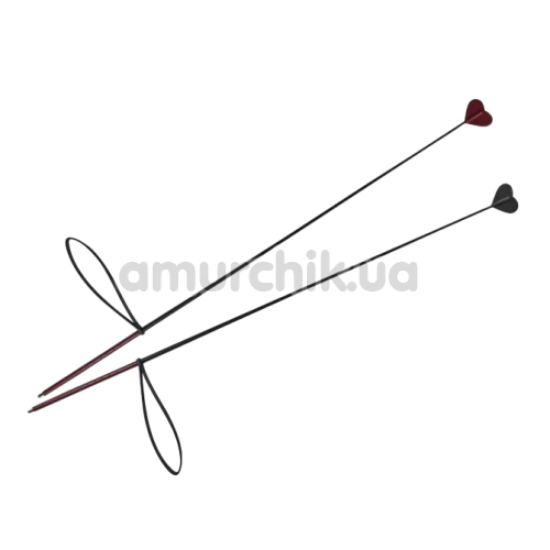 Стек Whips Collection Riding Crop, черно-красный