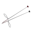 Стек Whips Collection Riding Crop, черно-красный - Фото №2