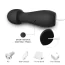 Кліторальний вібратор Boss Series Wand Massager, чорний - Фото №7