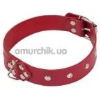 Нашийник Leather Restraints Collar, червоний - Фото №1