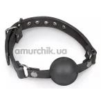 Кляп Easy Toys Ball Gag With Large Silicone Ball, чорний - Фото №1