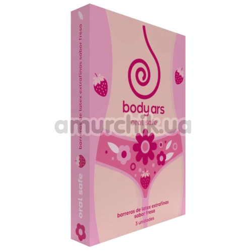 Серветки для орального сексу Body Ars Oral Safe, 3 шт