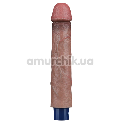 Вибратор Lovetoy Real Softee 9 Platinum Silicone, коричневый