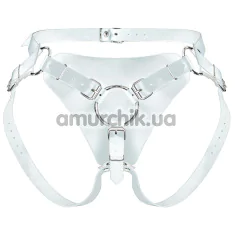 Трусики для страпона Feral Feelings Strap-On Harness, білі - Фото №1