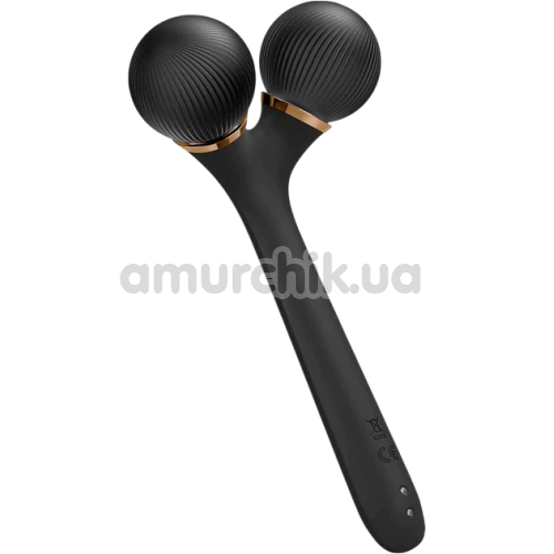 Ультразвуковий масажер Geske Sonic Facial & Body Roller 4 in 1, сірий