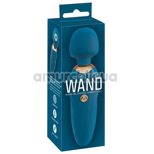 Універсальний вібромасажер Petite Wand, синій