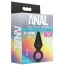 Анальна пробка Anal Adventures Platinum Loop Plug Small, чорна - Фото №6