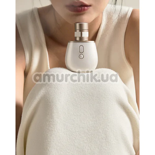 Симулятор орального сексу для жінок з електростимуляцією BeYourLover Aromia, білий