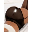 Комплект Star Night Sheer & Lace Bow Garter Belt, черный: пояс для чулок + трусики - Фото №13