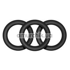 Набор эрекционных колец Performance VS2, черный - Фото №1