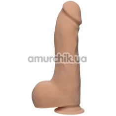 Фаллоимитатор The D Dual Density Ragin D 10.5 Inch With Balls, телесный - Фото №1
