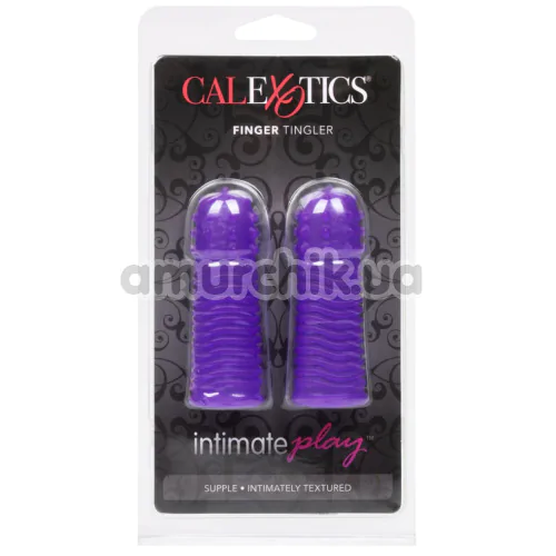 Набор насадок на палец Intimate Play Finger Tingler, фиолетовый