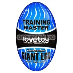 Мастурбатор Lovetoy Giant Egg Climax Spirals Edition, прозрачный - Фото №1