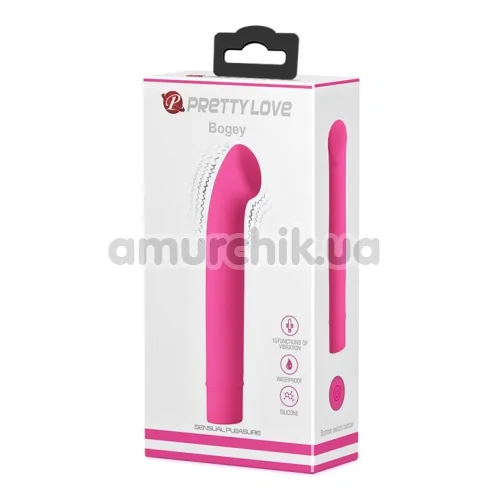 Вибратор для точки G Pretty Love Bogey, розовый