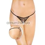 Трусики-стринги G-String (модель 2460), черные - Фото №1