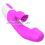 Вібратор з підігрівом FoxShow Silicone Heating Vibrator, фіолетовий - Фото №1
