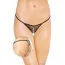 Трусики-стринги G-String (модель 2460), черные - Фото №1
