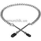 Зажимы для сосков Steamy Shades Tweezer Intimate Nipple Clamps, серебряные - Фото №1