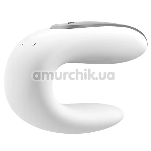 Вибратор Satisfyer Double Fun Partner Vibrator, белый