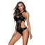 Боді JSY Sexy Lingerie 6877, чорне - Фото №1