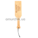 Шльопалка Art of Sex Paddle М - Довіра Контроль Задоволення, бежева - Фото №1