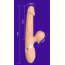 Вібратор з поштовхами і ротацією Boss Series Basia Thrusting Vibrator, тілесний - Фото №4