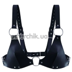 Бюстгальтер Feral Feelings Bikini Top Leather, чорний - Фото №1