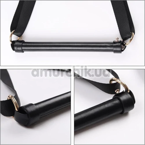 Бондажный набор Lockink Yeahwow Doggy Style Saddle Set, черный