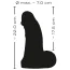 Фалоімітатор Realistixxx Real Giant 7 см, чорний - Фото №8