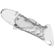 Насадка на пенис Pretty Love Penis Sleeve Lue, прозрачная - Фото №1