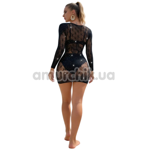 Платье Star Night Shiny Chic Mini Dress, черное
