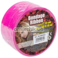Бондажная лента sLash Bondage Ribbon, розовая - Фото №1