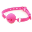 Кляп DS Fetish Mouth Silicone Ball Gag M, рожевий - Фото №2