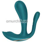 Вібратор Satisfyer Top Secret + Battery Powered, зелений - Фото №1