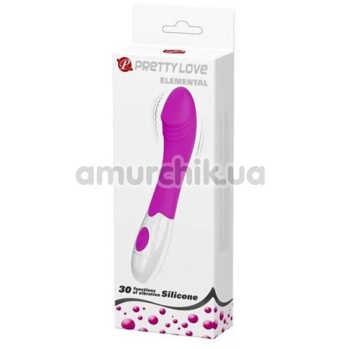 Вибратор для точки G Pretty Love Elemental, фиолетовый