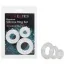 Набор из 3 эрекционных колец Premium Silicone Ring Set, прозрачный - Фото №3