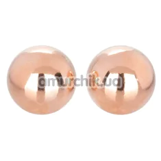 Вагінальні кульки Climax Weighted Kegel Balls, золоті - Фото №1