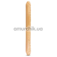 Двокінцевий фалоімітатор B Yours 18 Inch Double Dildo, тілесний - Фото №1