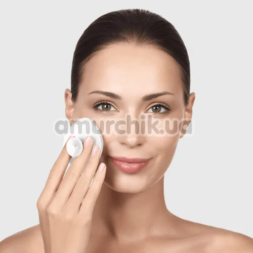 Щетка для лица Geske Facial Brush 4 in 1 Suction Mount, белая