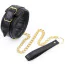 Нашийник з повідцем DS Fetish Collar With Leash, чорний