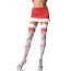 Панчохи Lycra Thigh Hi W / Woven Wrapped Ribbon, білі