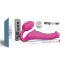 Безремневой страпон с вибрацией Strap-On-Me Vibrating Bendable Strap-On M, розовый - Фото №2