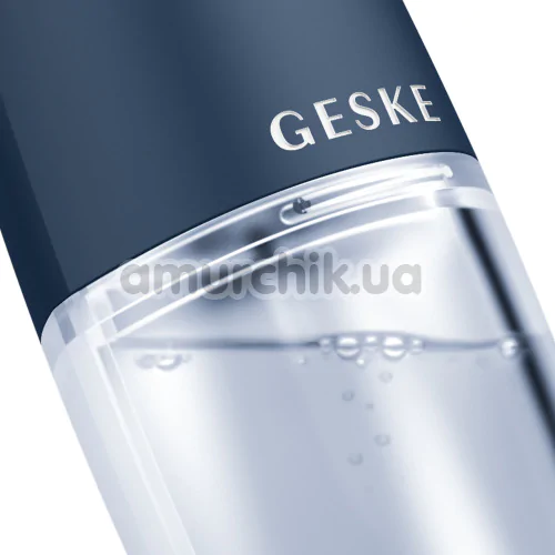 Устройство для очищения кожи лица Geske Aqua-Stream Face Cleanser 8 in 1, темно-синее