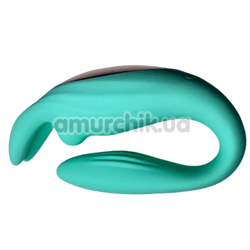 Вибратор Passion Play Rabbit Couple Vibe With Remote, бирюзвый