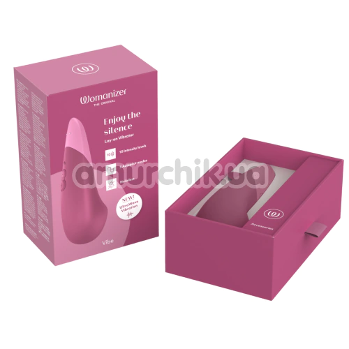 Клиторальный вибратор Womanizer Vibe, розовый