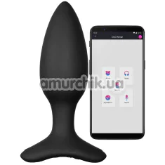 Анальная пробка с вибрацией Lovense Hush 2 S, черная - Фото №1