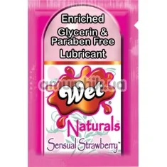 Лубрикант Wet Naturals Sensual Strawberry 3 ml - Фото №1